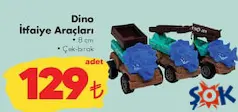 GOKİDY OYUNCAK DİNO İTFAİYE ARAÇLARI